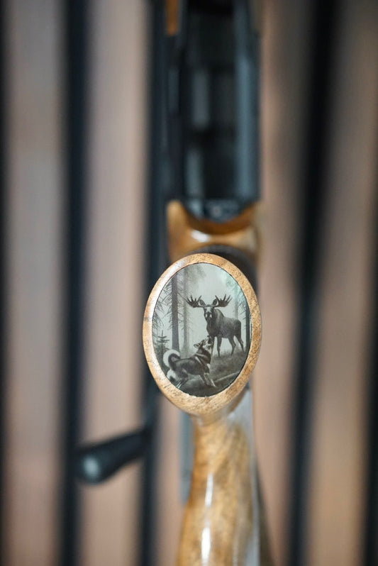 PISTOL GRIP CAP - Moose and dog